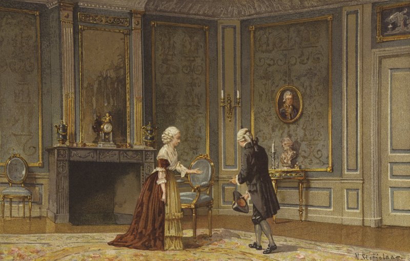 Holländsk interiör, c1792 av Nico Steffelaar