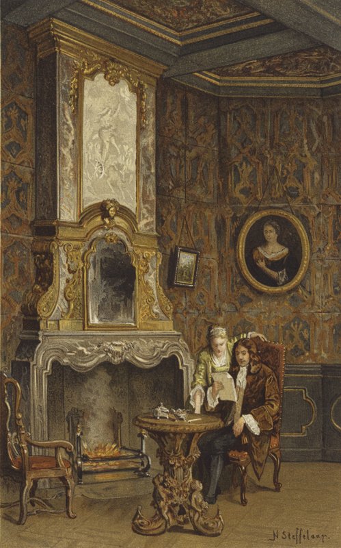 Öppen spis, c1720 av Nico Steffelaar