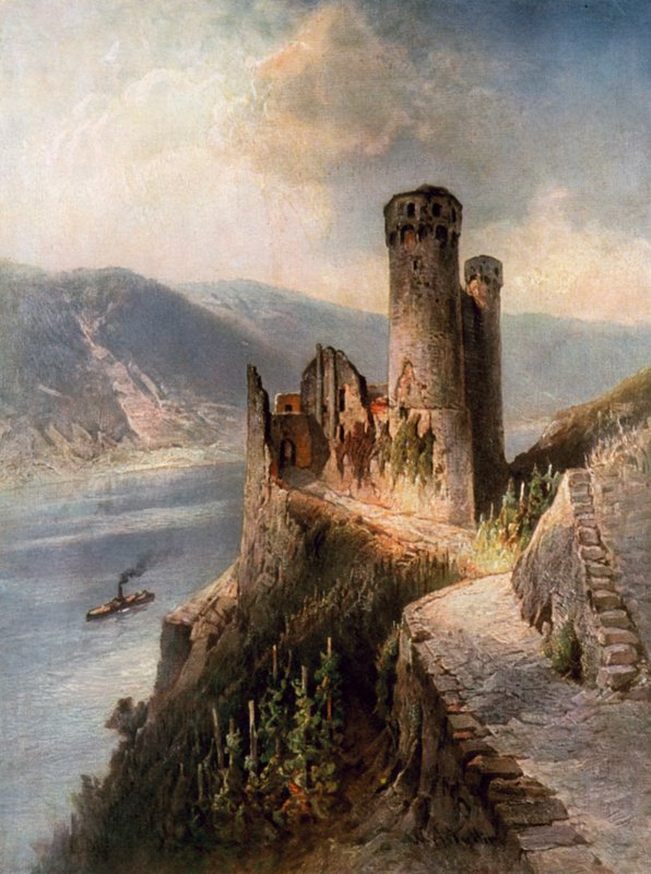 Ruinerna av Ehrenfels av Nicolai Astudin