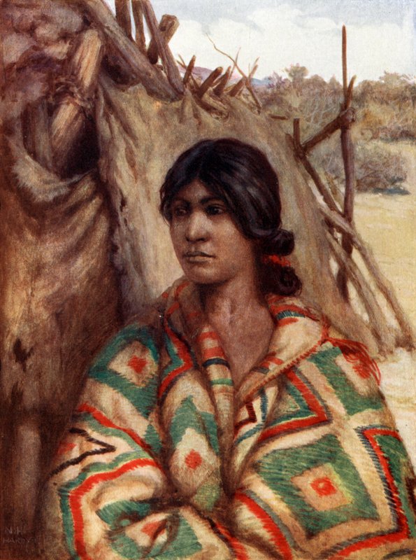 En Navajo Indian Squaw av Norman Hardy