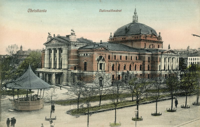 Nationalteatern, Oslo, Norge av Norwegian Photographer
