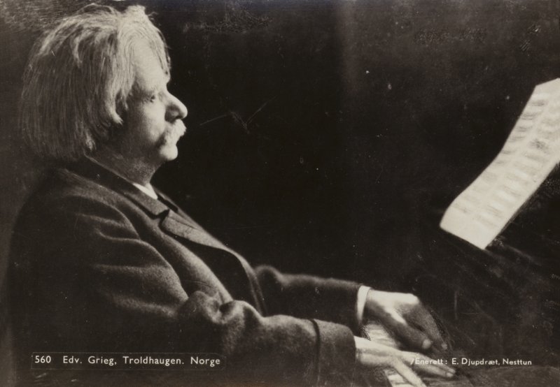 Edvard Grieg på Troldhaugen, Norge av Norwegian Photographer