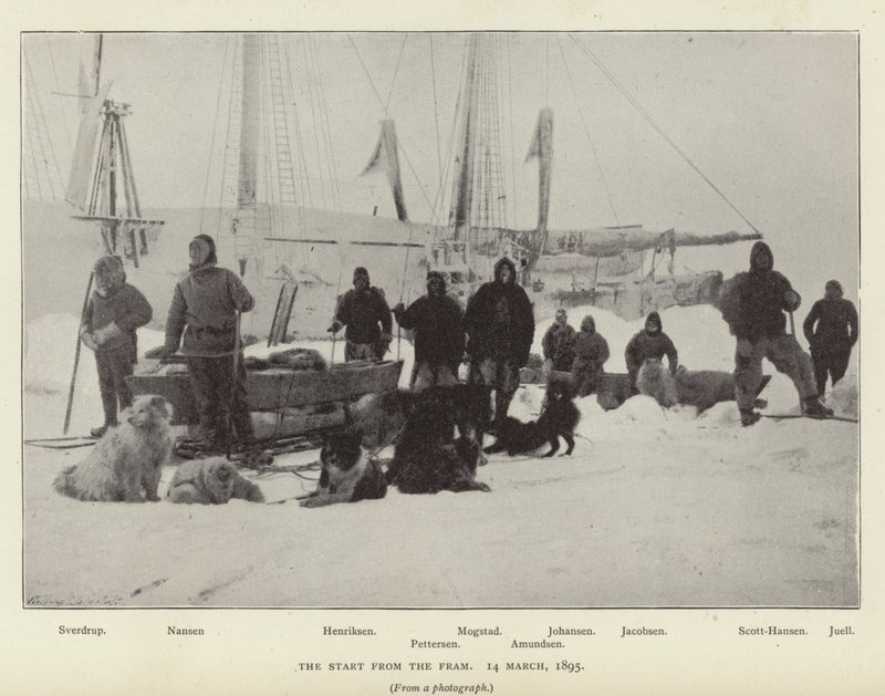 Starten från Fram av Norwegian Photographer
