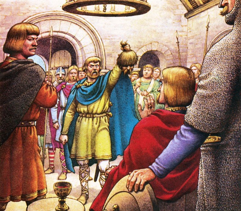 Huvud av Gruffydd ap Llewelyn av Pat (1907 95) Nicolle