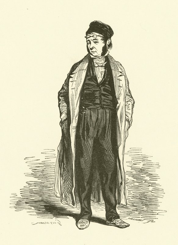 Skolmästaren av Paul after Gavarni