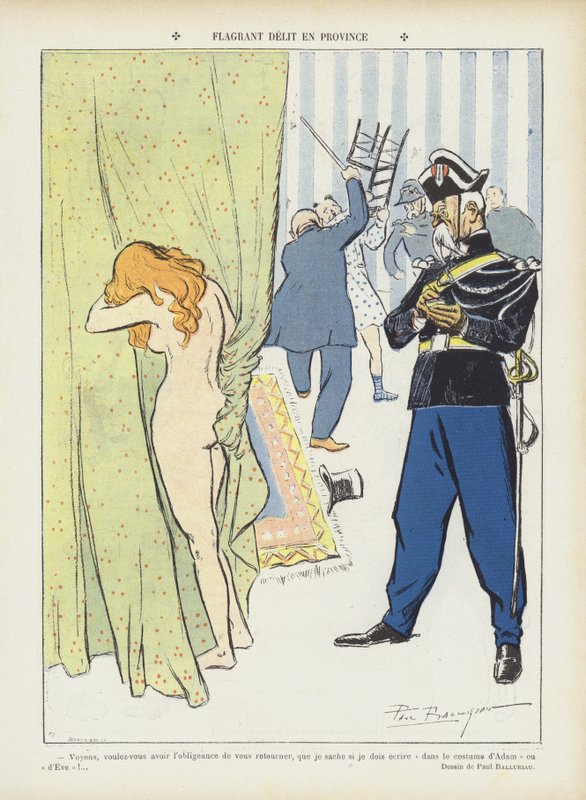 Illustration för Le Rire av Paul Balluriau