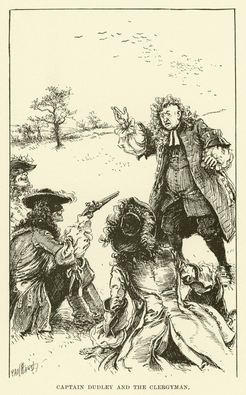 Kapten Dudley and the Clergyman (gravyr) av Paul Hardy