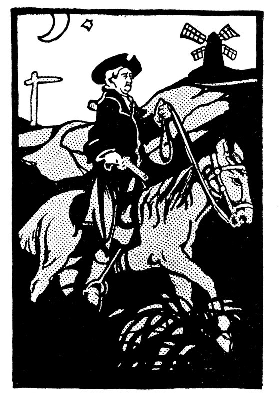 Highwayman (gravyr) av Paul Hardy