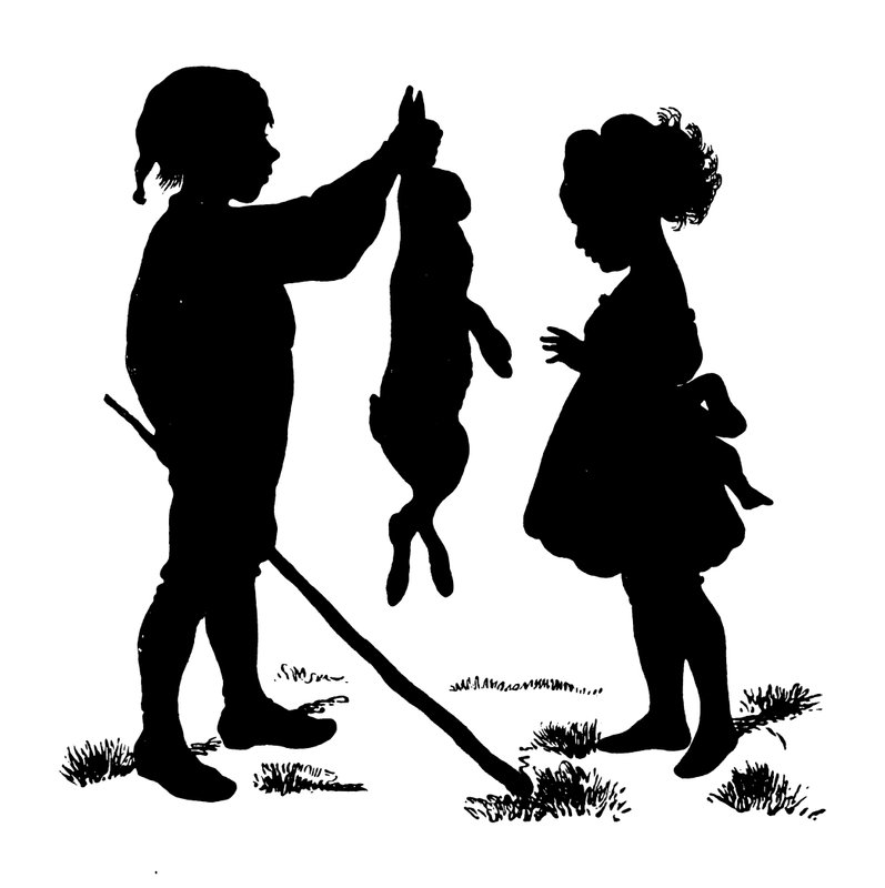 Silhouette av Paul Konewka (litho) av Paul Konewka