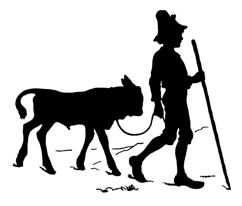 Silhouette av Paul Konewka (litho) av Paul Konewka