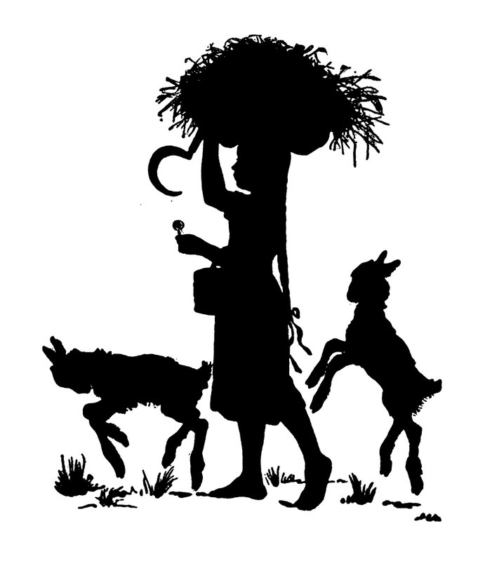 Silhouette av Paul Konewka (litho) av Paul Konewka