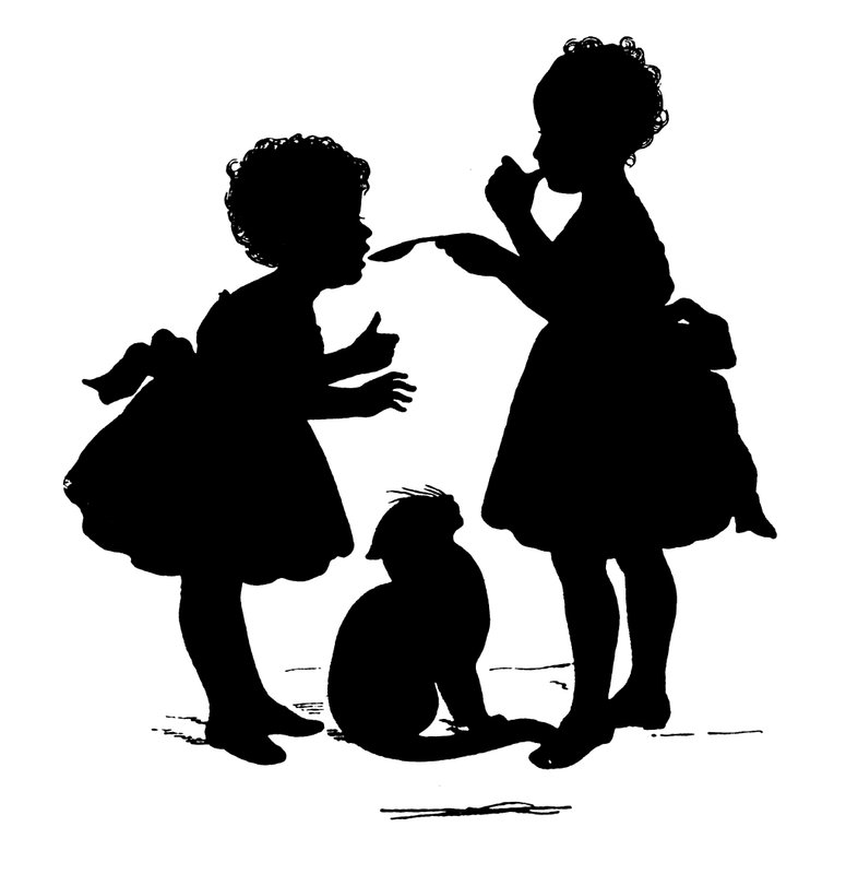 Silhouette av Paul Konewka (litho) av Paul Konewka