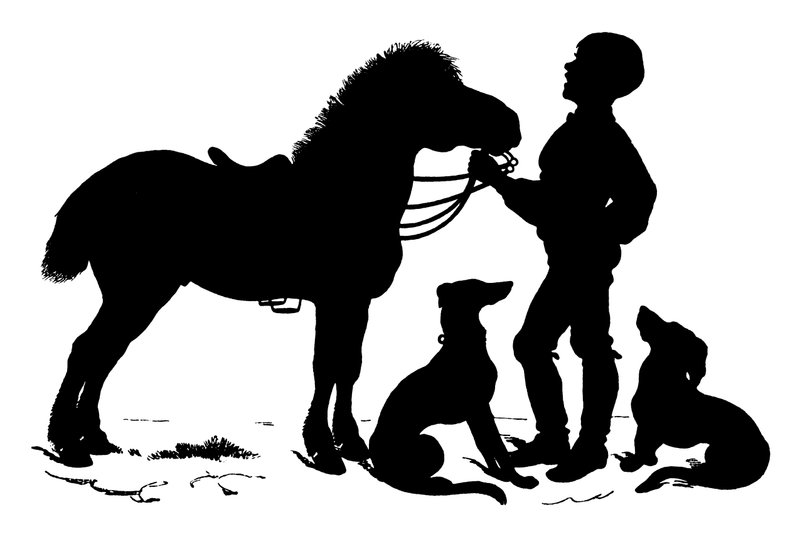 Silhouette av Paul Konewka (litho) av Paul Konewka
