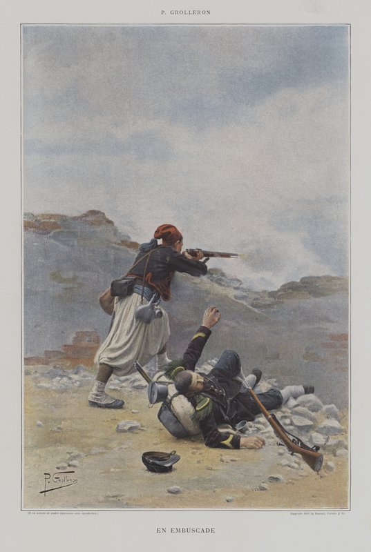 En Embuscade (In Ambush) av Paul Louis Narcisse Grolleron