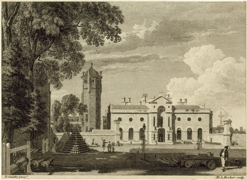Royal Military Academy i Woolwich av Paul Sandby