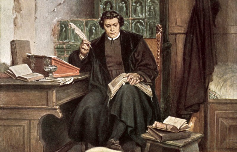 Martin Luther, maj 1521 till mars 1522 av Friedrich Paul Thumann
