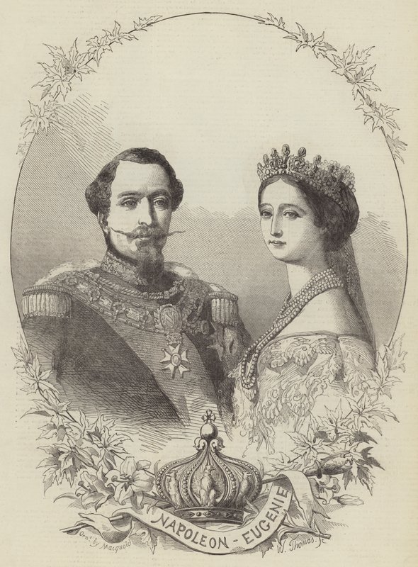 Napoleon och Eugenie av Percy Macquoid