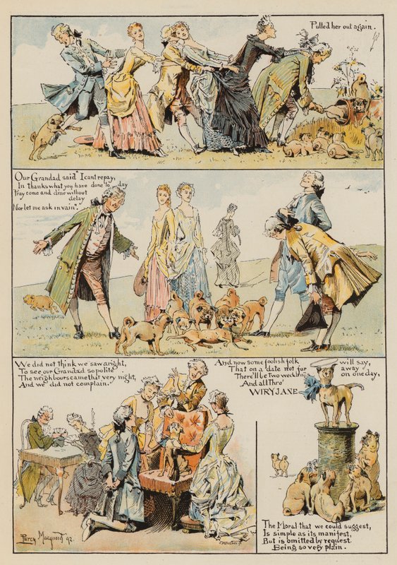 The Lay of Wiry Jane, av Percy Macquoid (chromolitho) av Percy Macquoid