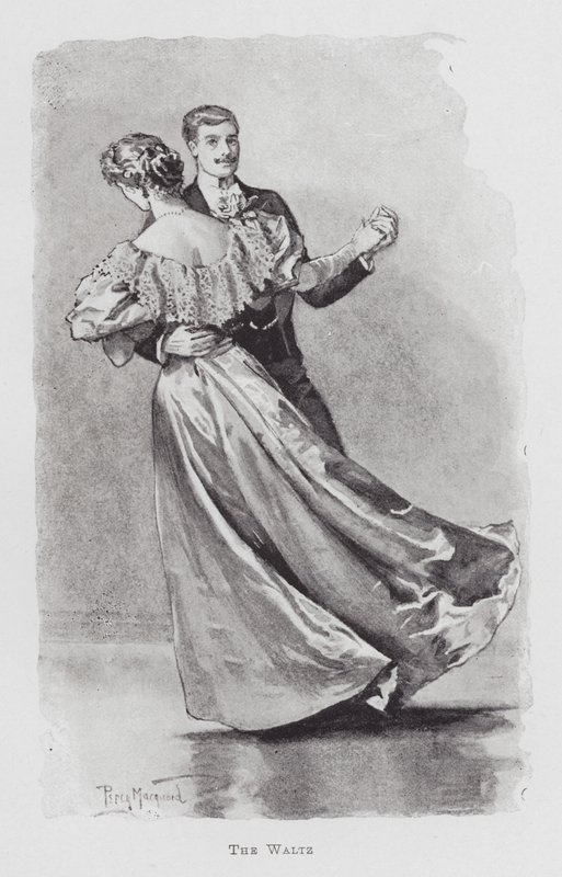 Dans: Valsen (litho) av Percy Macquoid