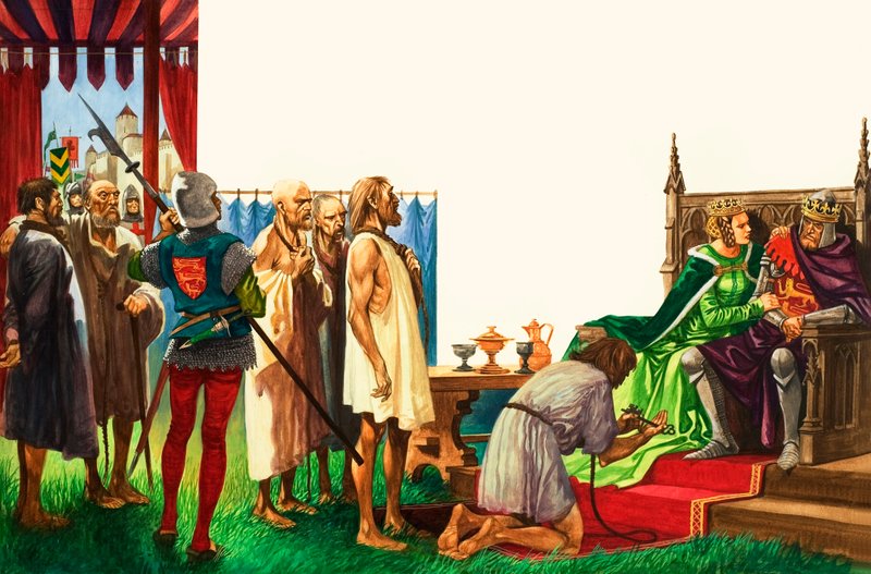 Kung Edward III och borgarna i Calais av Peter Jackson