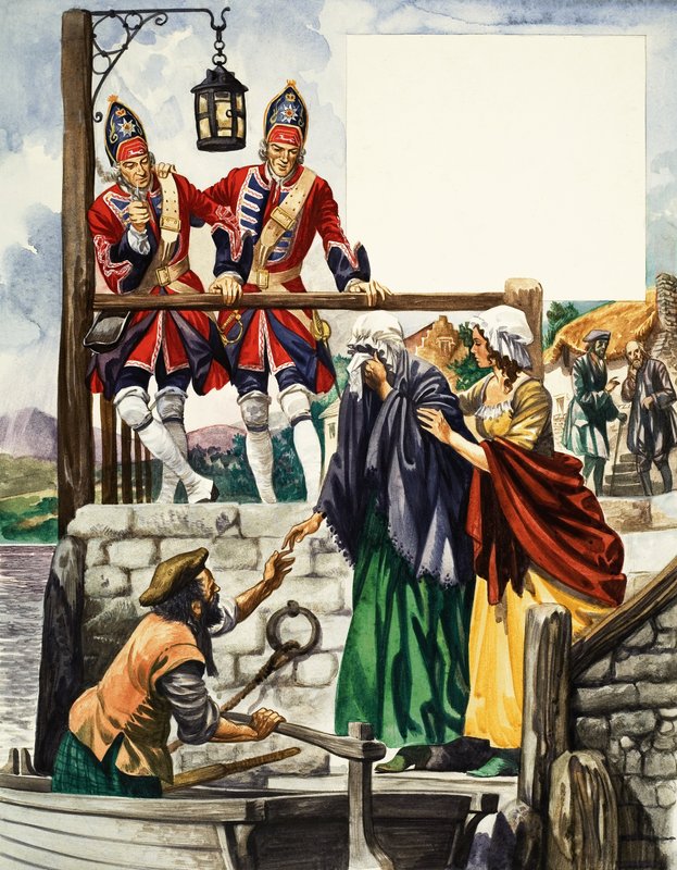 Bonnie Prince Charlie flyr till Skye av Peter Jackson