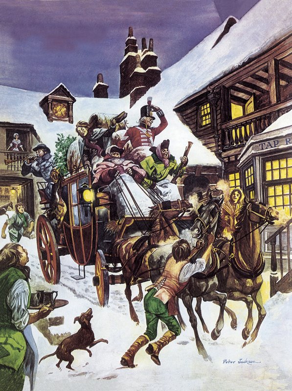 Juldagen på 1700-talet av Peter Jackson