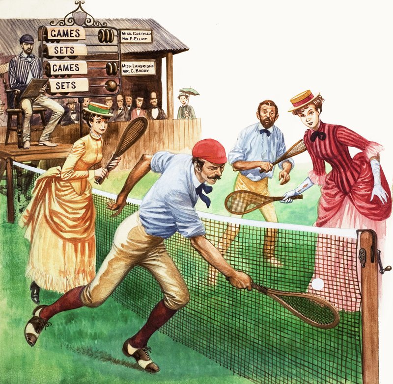 Spelar tennis av Peter Jackson