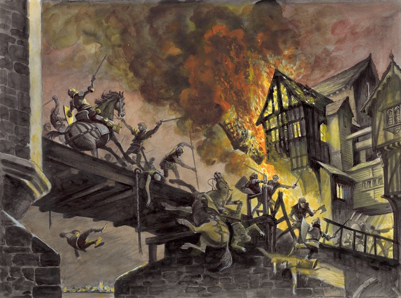 Slaget vid London Bridge av Peter Jackson