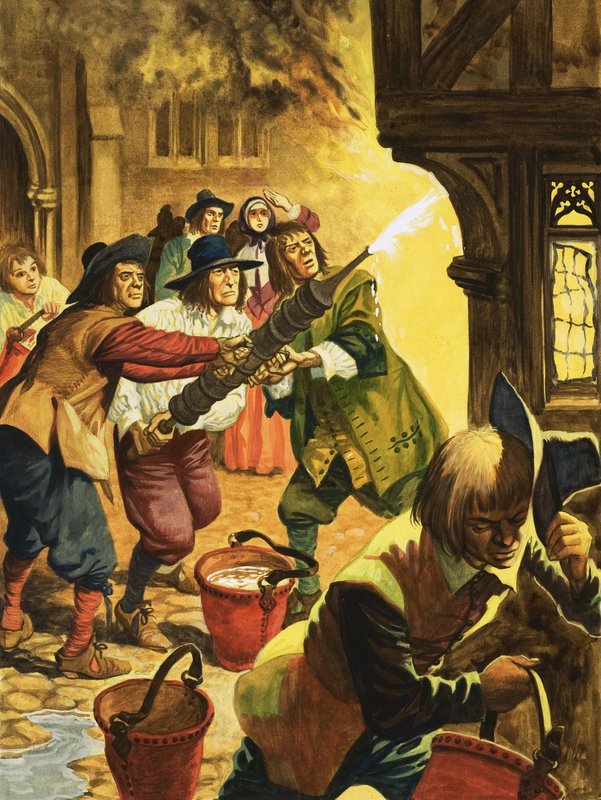Den stora branden i London 1666 av Peter Jackson