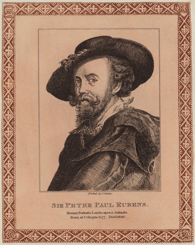 Porträtt av Peter Paul Rubens av Peter Paul Rubens