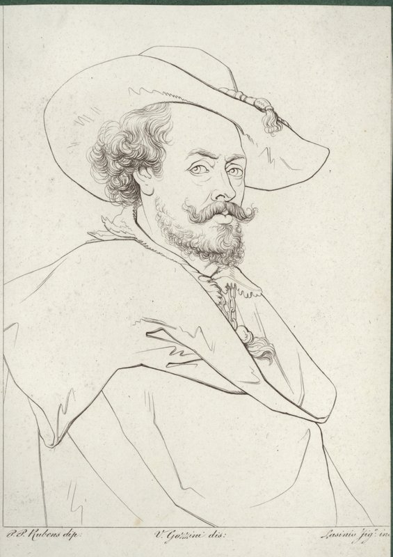 Porträtt av Peter Paul Rubens av Peter Paul Rubens