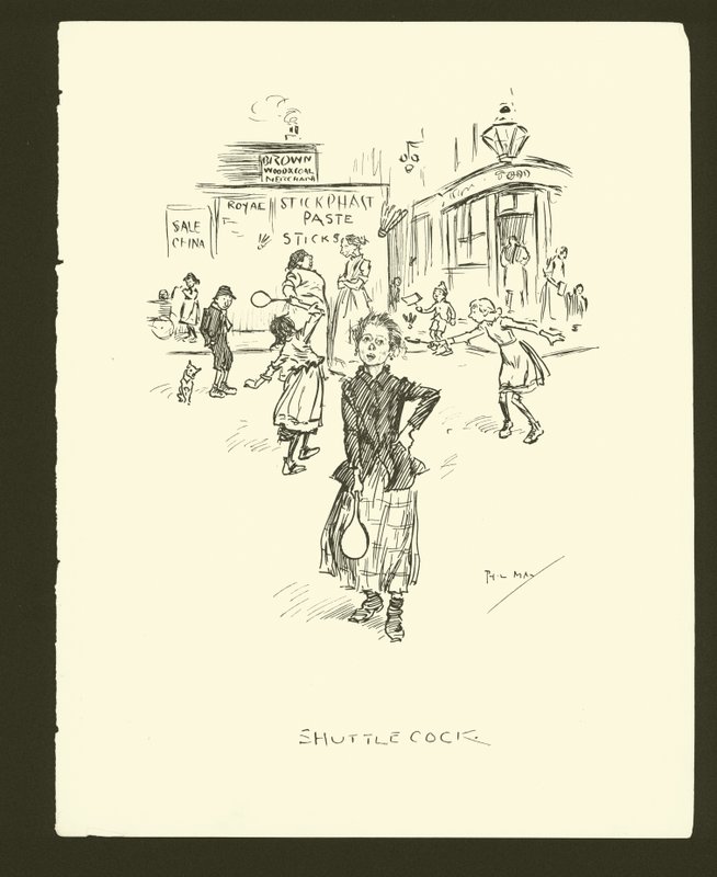 Illustration för Phil Mays Gutter-Snipes av Phil May
