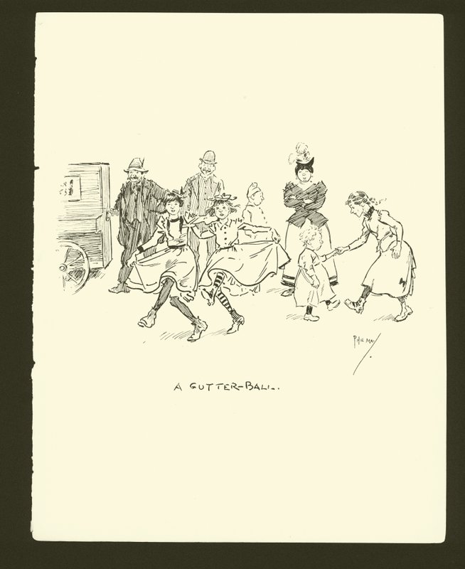 Illustration för Phil Mays Gutter-Snipes av Phil May