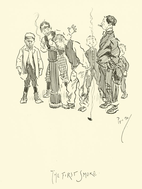 Illustration för Phil Mays Gutter-Snipes av Phil May