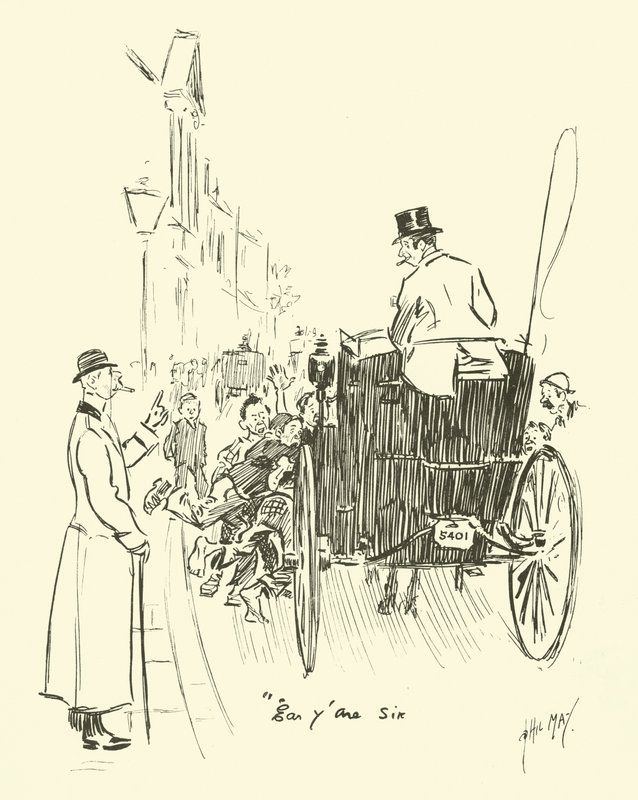 Illustration för Phil Mays Gutter-Snipes av Phil May