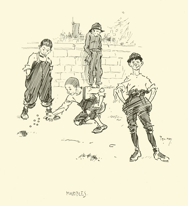 Illustration för Phil Mays Gutter-Snipes av Phil May