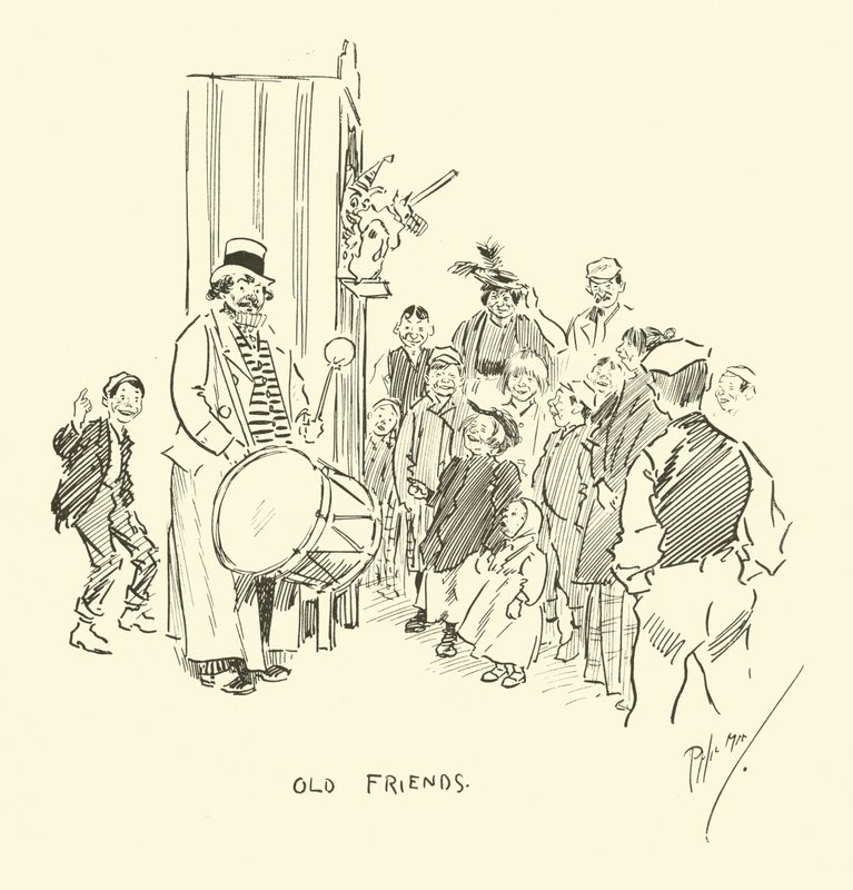 Illustration för Phil Mays Gutter-Snipes av Phil May