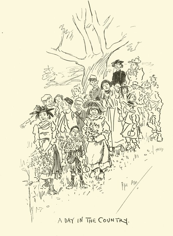 Illustration för Phil Mays Gutter-Snipes av Phil May