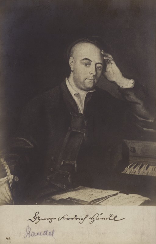 Porträtt av Georg Friedrich Händel av Philippe Mercier