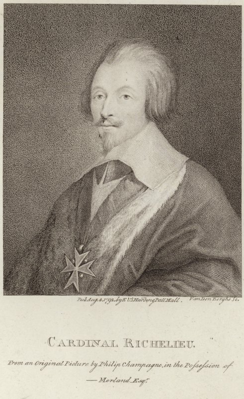 Porträtt av kardinal Richelieu av Philippe de Champaigne