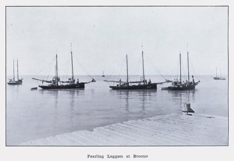 Pearling Luggers at Broome (s/v foto) av Photographer Australian