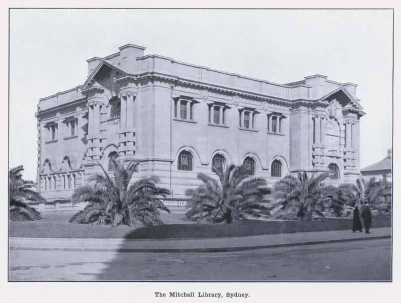 The Mitchell Library, Sydney (s/v foto) av Photographer Australian
