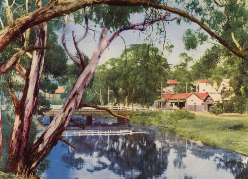 The Tranquil Stream (färgfoto) av Photographer Australian
