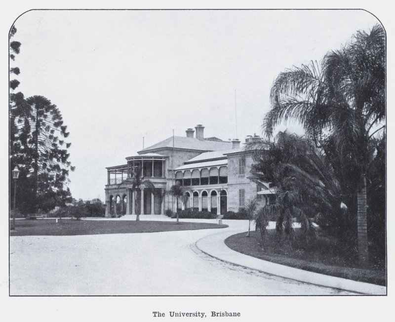The University, Brisbane (s/v foto) av Photographer Australian
