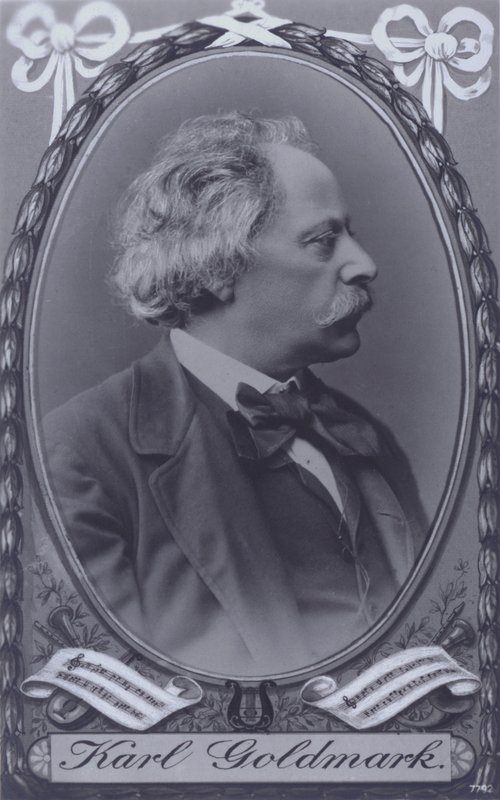 Karl Goldmark, ungersk kompositör (s/v foto) av Photographer Austrian