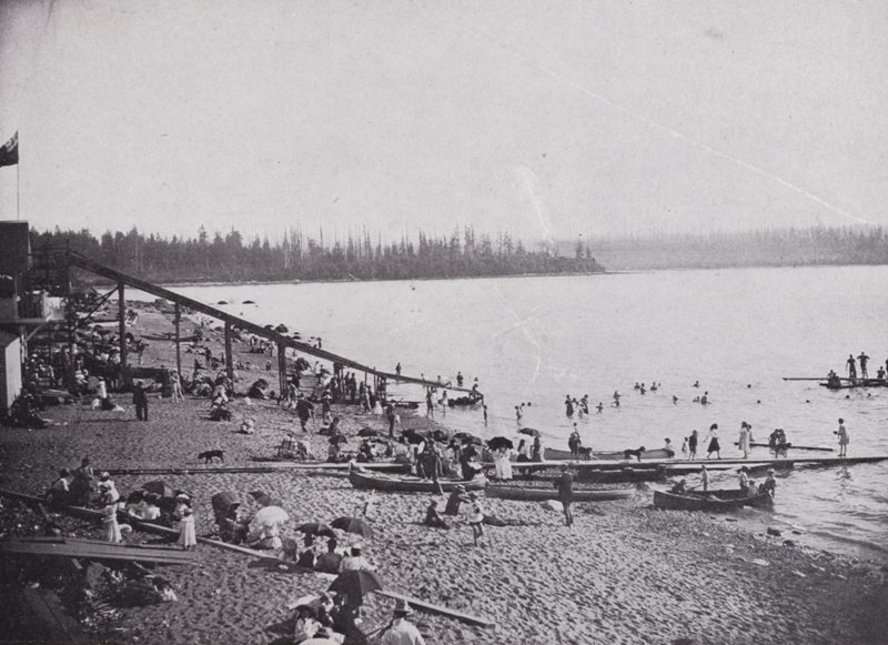 English Bay, Vancouver (s/v foto) av Photographer Canadian