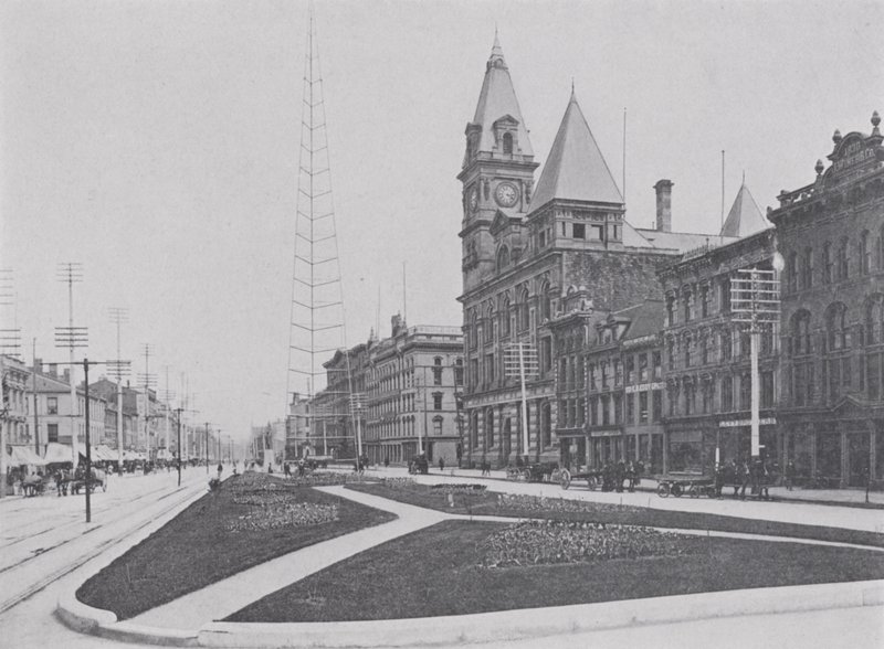 King Street, Hamilton (s/v foto) av Photographer Canadian