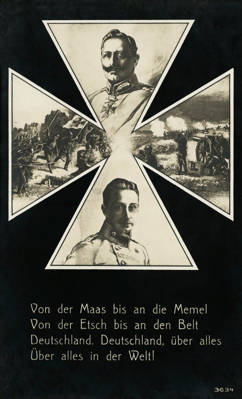 Kaiser Wilhelm II (s/v foto) av Photographer German