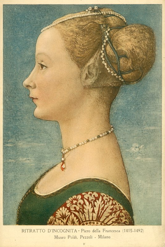 Porträtt av en okänd kvinna av Piero della Francesca