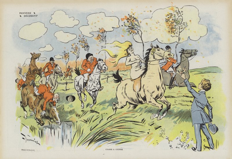 Illustration för Le Rire av Pierre Georges Jeanniot